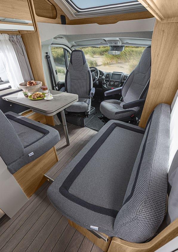 SKY WAVE BO & LEVA 118 119 LOUNGEÖVERSIKT 650 MF Sittbänk med sidosäte