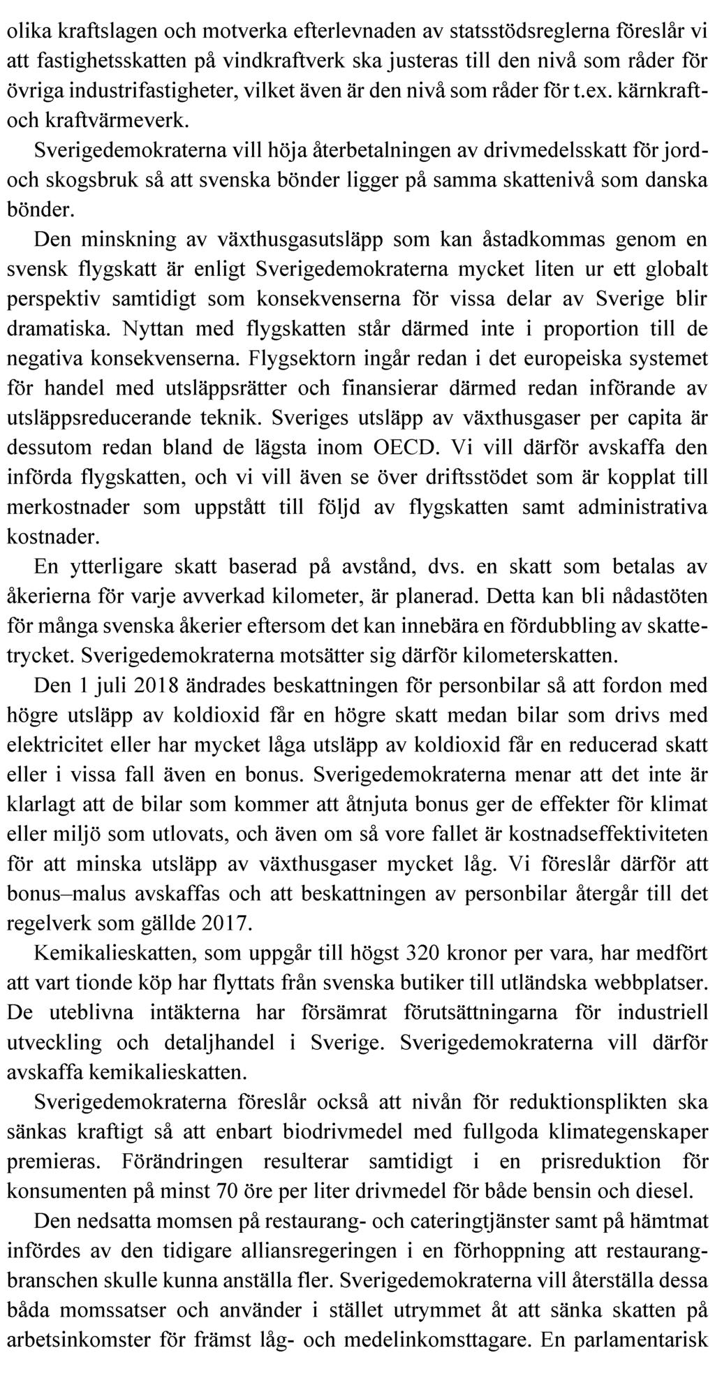 SKATTEUTSKOTTETS YTTRANDE