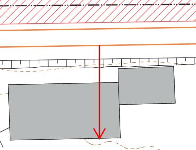 BILAGA F SIDA 13 (74) 8+450, Norr Solvalla biltorg 24 6 Befintligt utförande: Tältbyggnad med utbyggnad i trä närmast et. Bilutställning på hela fastigheten. Samtliga byggnader i samma plan som.