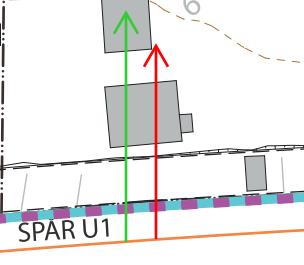 BILAGA F SIDA 47 (74) 9+650 Söder Industri 24 13 Befintligt utförande: Äldre villa som används som kontor/industri med tillhörande förråd/kontor på baksidan. Fastigheten belägen något lägre än.
