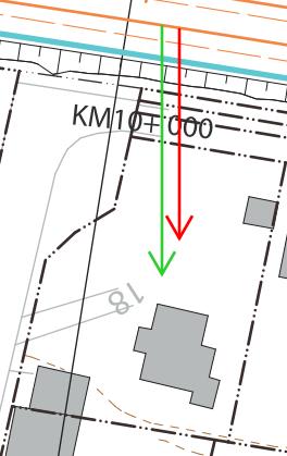 BILAGA F SIDA 65 (74) 10+0, Norr Villa 31 33 Befintligt utförande: Tvåplans trävilla med plank i fastighetsgräns mot. Ny bullerskärm planeras i fastighetsgräns.