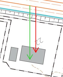 BILAGA F SIDA 67 (74) 10+050, Norr Villa 20 22 Befintligt utförande: Tvåplans trävilla belägen något högre än. Ny bullerskärm planeras i fastighetsgräns.