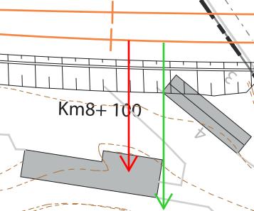 BILAGA F SIDA 7 (74) 8+100, Norr Träbyggnad 40 21 Befintligt utförande: Låg träbyggnad som är placerad något över nivå. Den lilla höjdskillnaden bedöms inte ge något avgörande skydd mot urning.