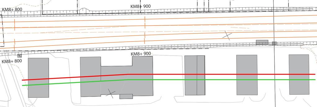 BILAGA F SIDA 72 (74) 10+200, Söder Övergiven tegelbyggnad 43 30 Kommentar: Med utgångspunkt i byggnadens skick förutsätts att den kommer att rivas.