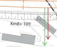 BILAGA F SIDA 8 (74) 8+100, Norr Carport/förråd 26 6 Befintligt utförande: Carport/förråd i trä, beläget något över s nivå. Den lilla höjdskillnaden bedöms inte ge något avgörande skydd mot urning.