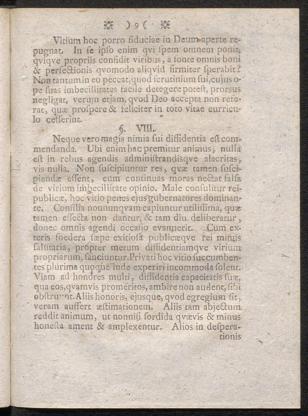 » ) 9 ( ' $ Vitium hoc porro fiduciae in Deun^aperte repugnat.