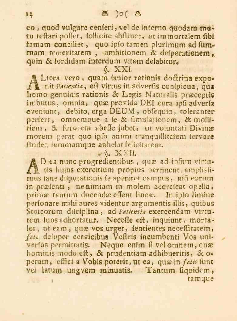 14 eo, quod vulgare cenferi, ve!