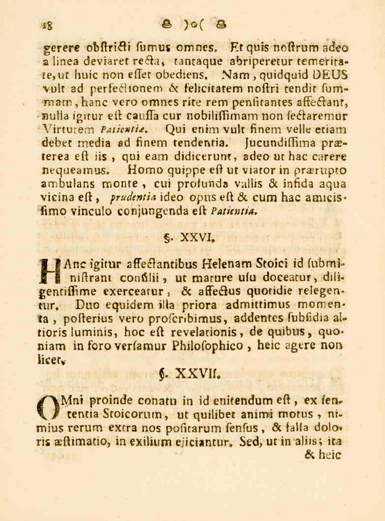 18 gerere obftrifli fumus omnes. Et quis noftrum adeo z linea deviaret re&a» tantaque abriperetur remeritace,ut huic non effet obediens.