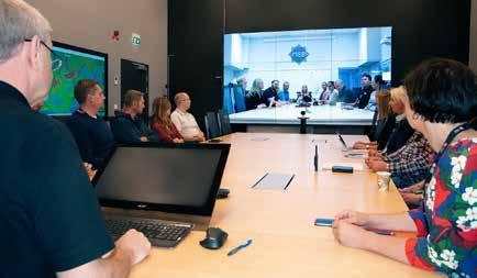 SKOGSBRÄNDERNA 2018 15 MSB samordnar under en extrem skogsbrandsmånad juli Stabsorientering på MSB. Foto: Per Larsson, MSB.