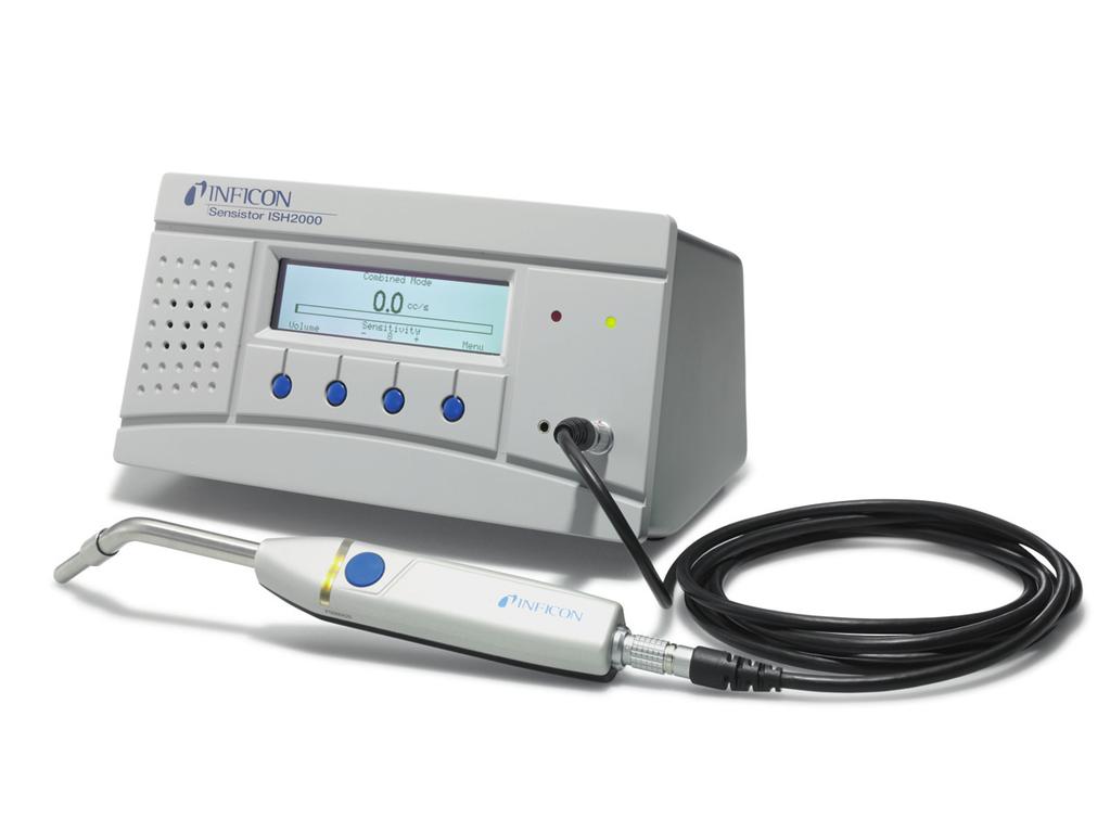 2 Beskrivning av utrustningen Sensistor ISH2000 kan köpas i en av tre versioner: en bordsmodell (Sensistor ISH2000), en batteridriven portabel modell (Sensistor ISH2000C) och en panelmodell