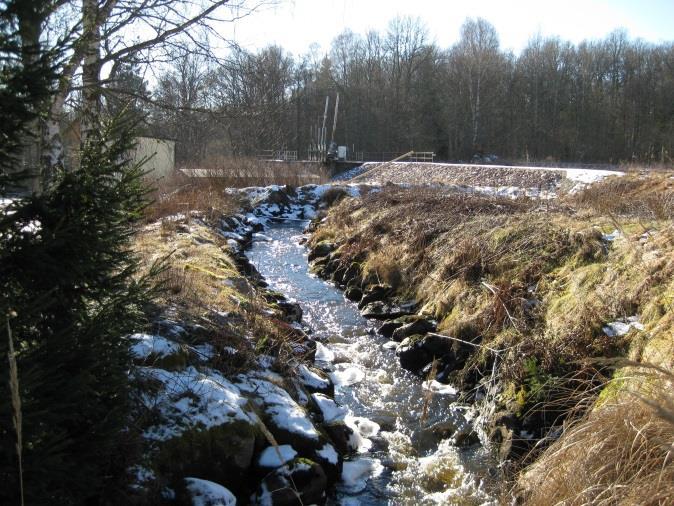 vatten trycker igenom dammvallen. Dammvallen åtgärdas i olika steg.