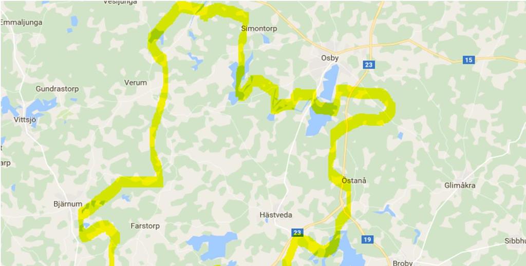 Sedan finns det gamla Kviinge elförenings nät som täcker Hanaskog, Wanås, Övarp och Bjärlöv. Nätområde BDL o KVI.