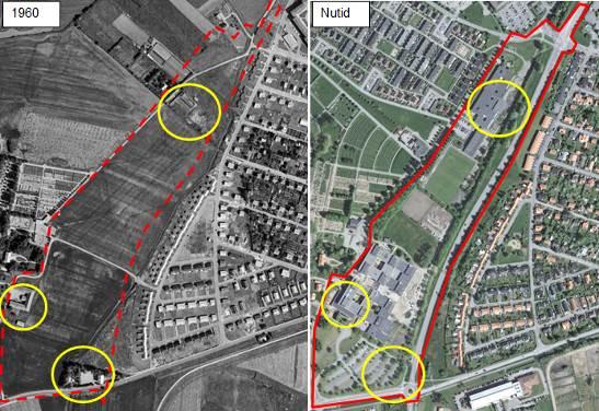 Pedagogen Park Sida 4 1215-161 Mölndal Stad 2015-11-20 1960 var nästan hela planområdet jordbruksmark.