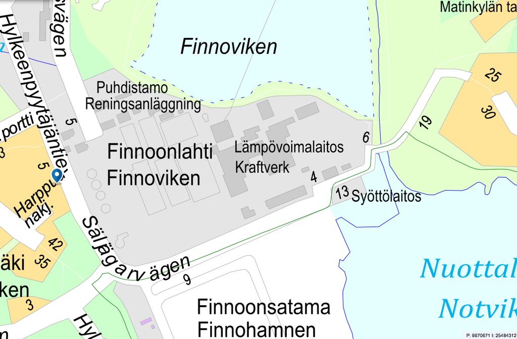 AGERANDE I HÄNDELSE AV OLYCKA Utifrån de gjorda riskbedömningarna anses risken för en storolycka på Finno kraftverk vara mycket liten, men det går inte att utesluta risken för allvarliga olyckor helt.