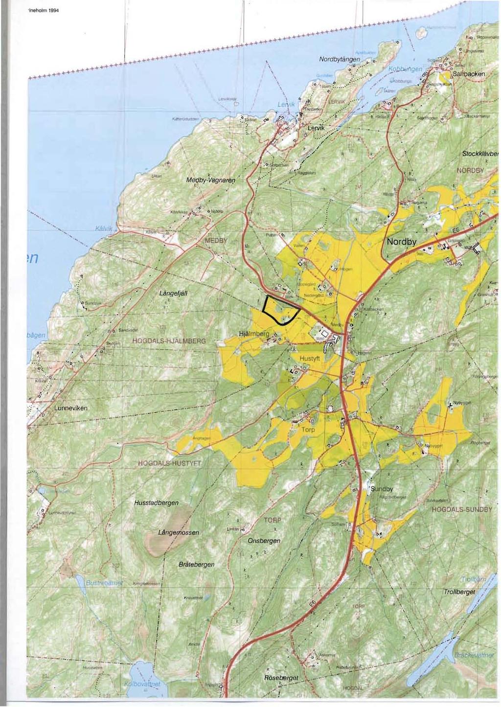 'ineholm 1994......... --+;.... +-+... \ +...+ \ o Nordbytimgen o Q.