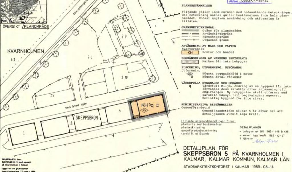 Samhällsbyggnadskontoret Planbeskrivning Upprättad 2017-10-18 2016-2422 9(36) Intolkningen av stadsplanen stämmer inte överens med hur fastighetsregleringen ser ut i verkligheten.