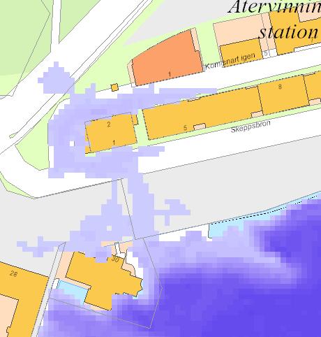 Samhällsbyggnadskontoret Planbeskrivning Upprättad 2017-10-18 2016-2422 17(36) detsamma efter detaljplaneändringen som innan. Personer kommer dock att vistas även nattetid i byggnaden.