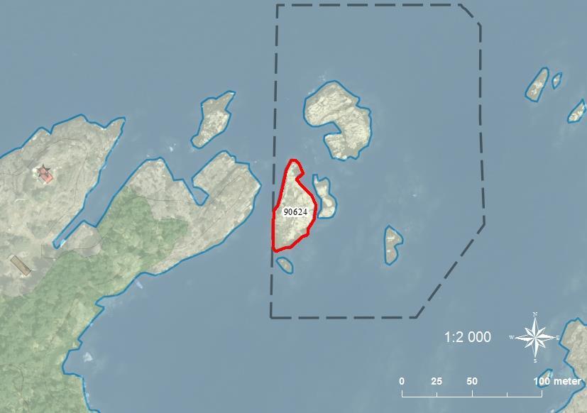90624 Navens nordskär SE0540085 2 0,12 Klippskär med några enstaka buskar.