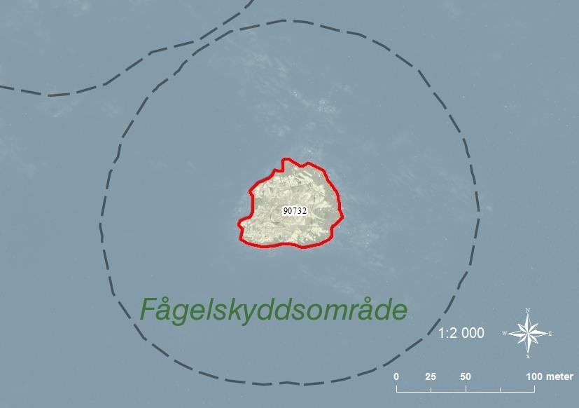 90732 N. Enholmarnas O-skär SE0540085 2 0,34 Klippskär med lite sly och några buskar.