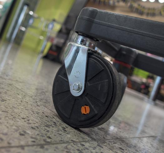 Vagnkontroll Skapar ordning i er kundvagnspark Reducerar skadegörelse till minimum Gör det svårt att stjäla era kundvagnar Smart Wheel Kostnaden för kundvagnar utsatta för skadegörelse eller stöld är