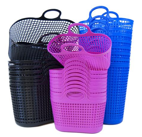 32L - 30 kg kapacitet, 49 xx 36 x 25 cm med eller utan handtag FÄLLBAR KORG 46L Komfortabla, fällbara