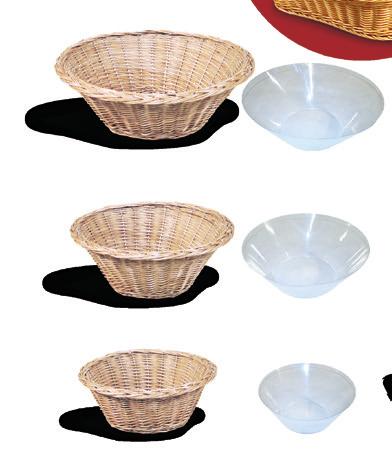 fyrkantig  2/305 Korg av plast, oval  2/306 Korg av