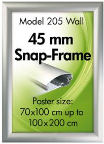 DSE4797 ROLL UP Kraftig konstruktion i silver aluminum med 1-3