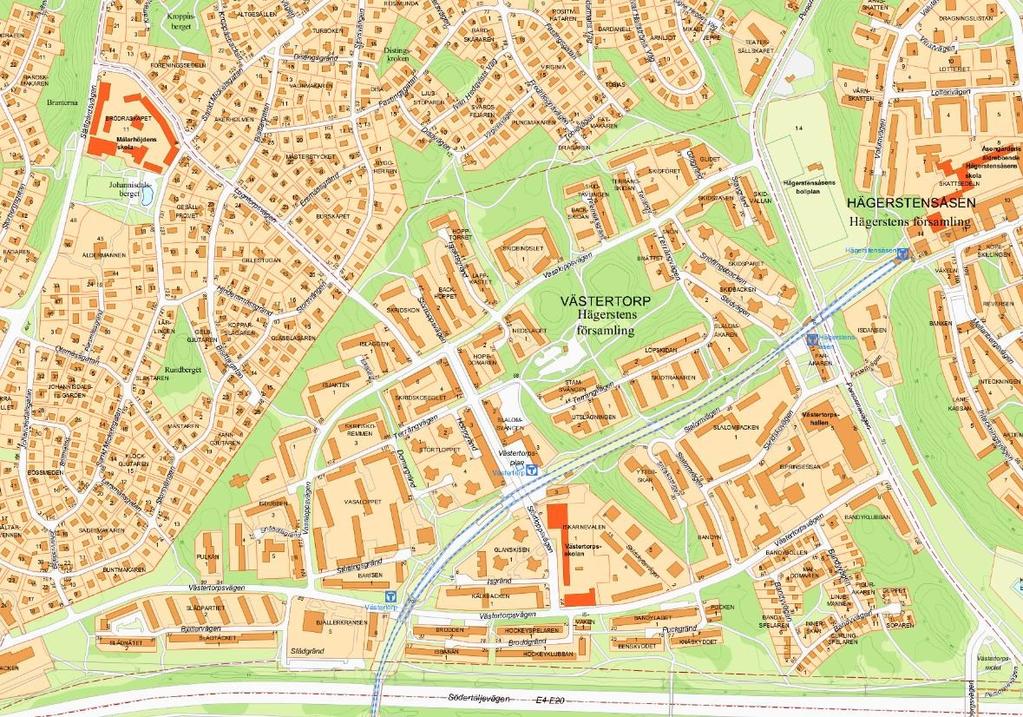 Sida 17 (19) 2019-2020, i kv. Timotejen 17, i kv. Timotejen 19, i kv. Timotejen 28 och i kv. Tvålflingan. Västertorp 2. 1. Karta 9: Projekt - Västertorp 1. Förskolan Vasan Vasaloppsvägen 110-112 2.