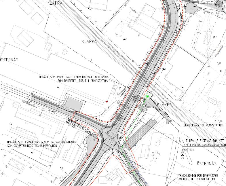 Delen vid Smedgatan/Sjulhamregatan Smedgatan