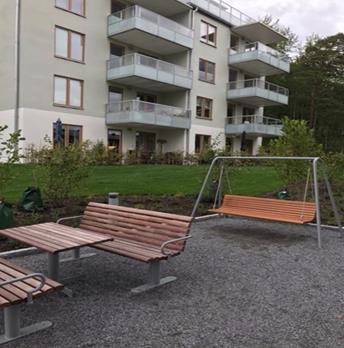 tillgänglig och användbar miljö för personer som behöver vila ofta.