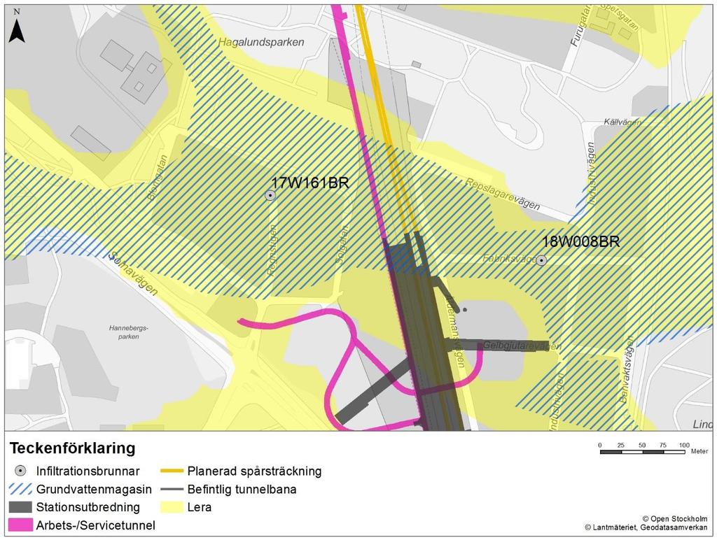 1 Uppdrag och syfte Mark- och miljödomstolen i Nacka har förelagt SLL att utföra infiltrationstester på de platser där det i inlämnad tillståndsansökan anges att infiltration kan bli aktuellt under
