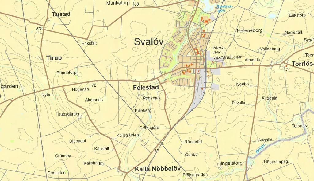 personer är ca 3 780 stycken. Det nuvarande verksamhetsområdet beslutades 2011-12-19 av kommunfullmäktige i Svalövs kommun. Ingen förändring av verksamhetsområdena har skett under året.