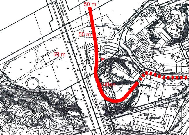 Bilaga G Gasledning G.1 Beskrivning av naturgasledningen Genom planområdet sträcker sig en markförlagd naturgasledning.