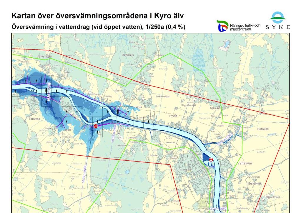 Översvämningskartorna över