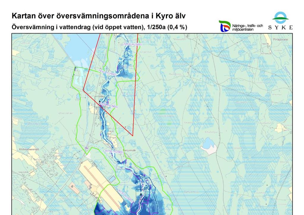 Översvämningskartorna över