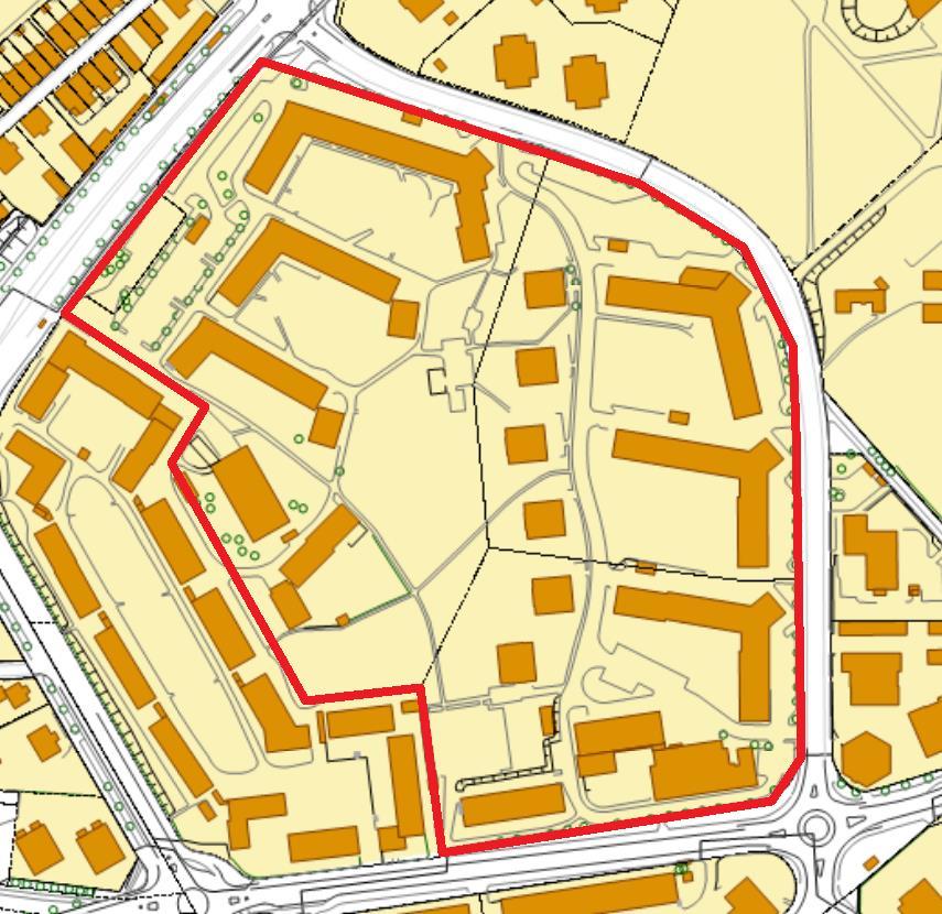 Sida 5 (25) 3 Planområdet och dess förutsättningar I planområdet finns idag 769 studentlägenheter som är byggda i mitten av 70-talet.