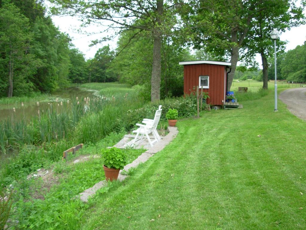 Övriga uppgifter Sediment och vegetationsrensning damm I samband med arbetet bör sediment och vegetation grävas bort från hela dammen.