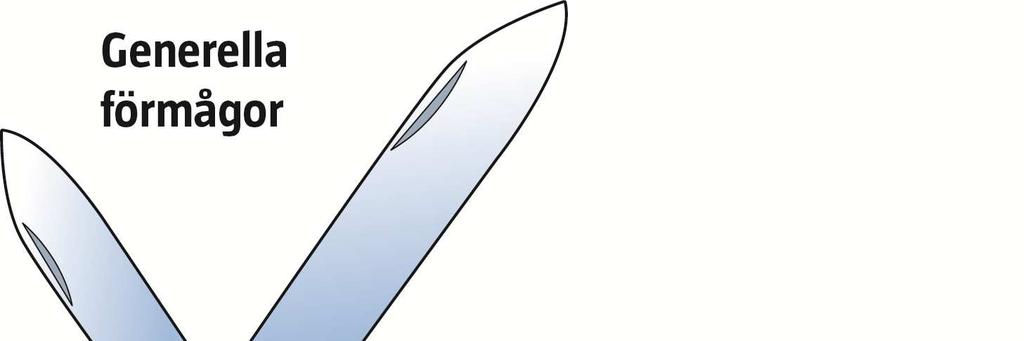 Generella förmågor skiljer sig från specifika förmågor