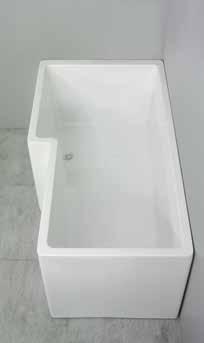 MÅTT: (L B H) 1 575 830/700 630-650 mm BADDJUP: 500 mm VOLYM: 290 l PRIS: 13 495 kr TIPS!
