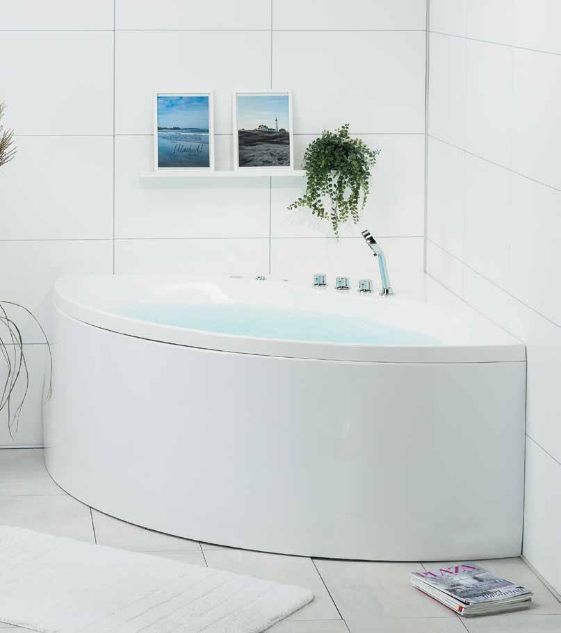 NORO Star 140 Klassiskt massagehörnkar med mjuka runda former och bra rymlighet. Karet är ergonomiskt utformat för att ge maximal komfort och avslappning.