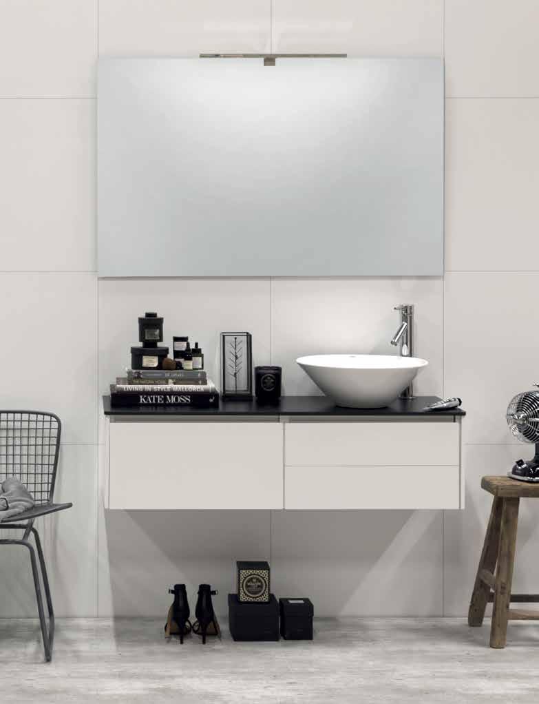 Lifestyle Concept NORO LIFESTYLE CONCEPT 1200, modell 89, vit matt, LOOP FRISTÅENDE