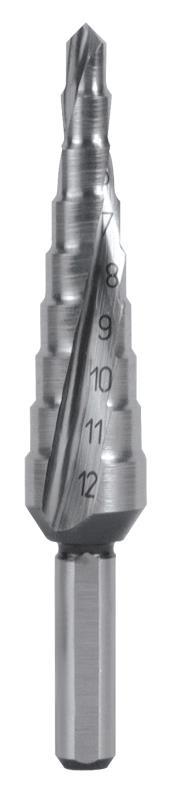 101001 Konisk plåtborr 3-14 mm 58 mm 4007140000088 1 se prislista 101022 Konisk plåtborr