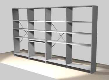 Anbudsområde D - möbler för arkiv D3 - Lundia stål stationär