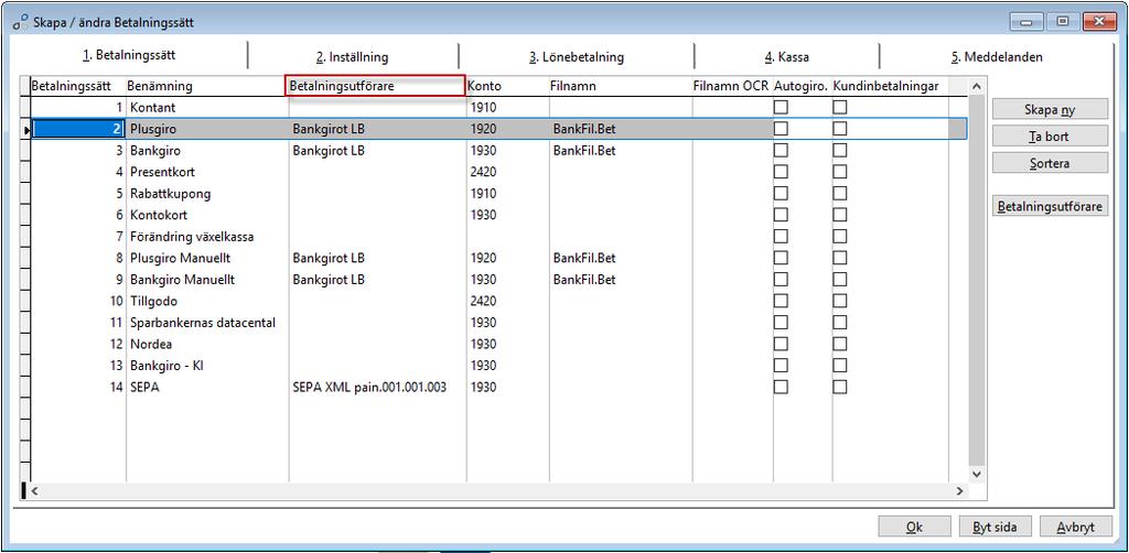 Viktig Info Leverantörsreskontra I samband med uppdateringen till version 5.6 så har rutinen för leverantörsbetalningar skrivits om för att ge ett mer logiskt flöde.