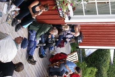 som vår kursledare Johan Widoff förkunnade under överinseende av en strålande sol Efter