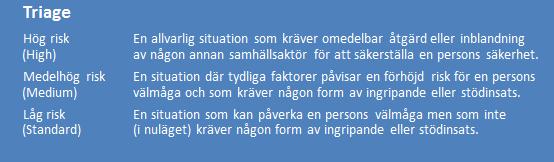 att komma åt information och arbeta vidare med de insatser som redan satts in (om sådana finns) till exempel i de fall där det förekommer våld i nära relationer även när barnet är på semester i en