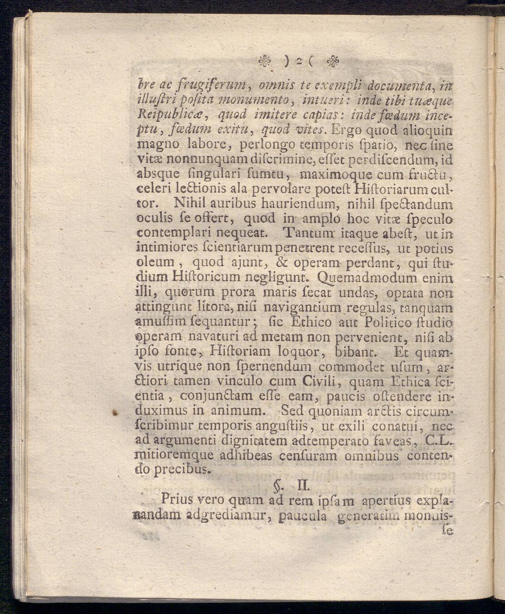 ) - c ^ Ire ac fmgiferum, omnis te exempli documeiita, in UJußri pofita rnonumento, intueri: inde tibi tuaqiie.