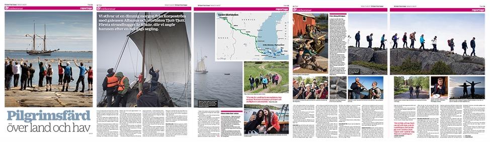 En första pilgrimssegling från Korpoström via