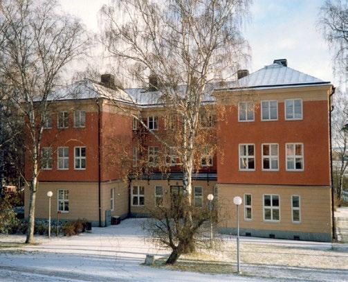 Torsten Söderström Hus 8. Eftersom huset ligger i backen ner mot Fyrisån gjorde vi ett försök att få det kallat Feedbacken.