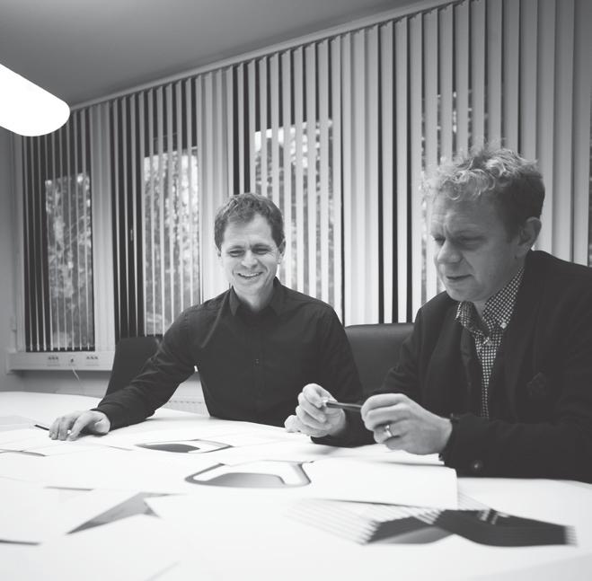 Ett viktigt steg i förnyelsen av företaget var att börja jobba med externa formgivare.